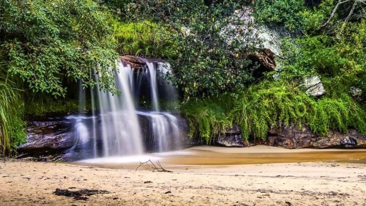 Collins-Beach-Waterfall
