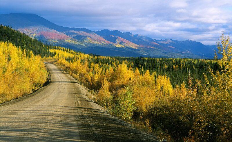 Dempster-Highway-In-Yukon-autumn