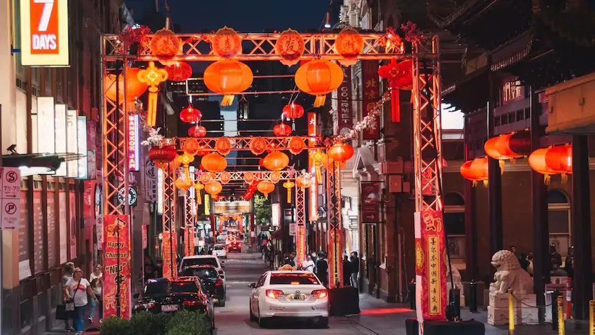 Chinatown's-lanterns-melbourne