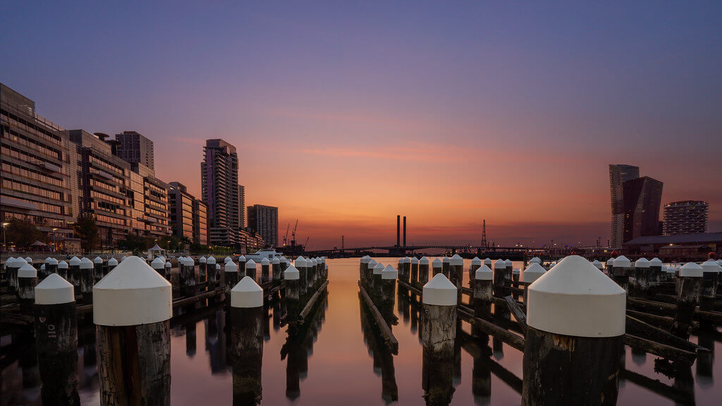 Docklands-sunsets