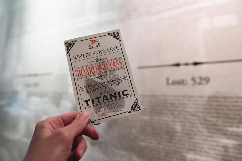 titanic-museum-luxor-boarding-pass