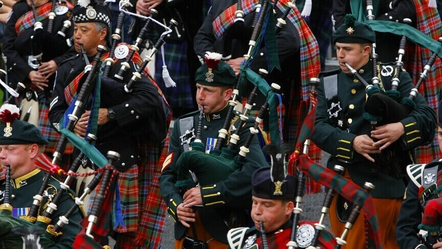 scotland BAGPIPERS