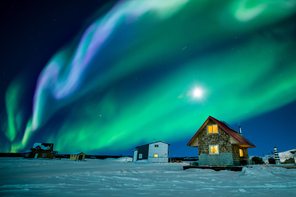 Where is the best spot to catch the northern lights in Canada?