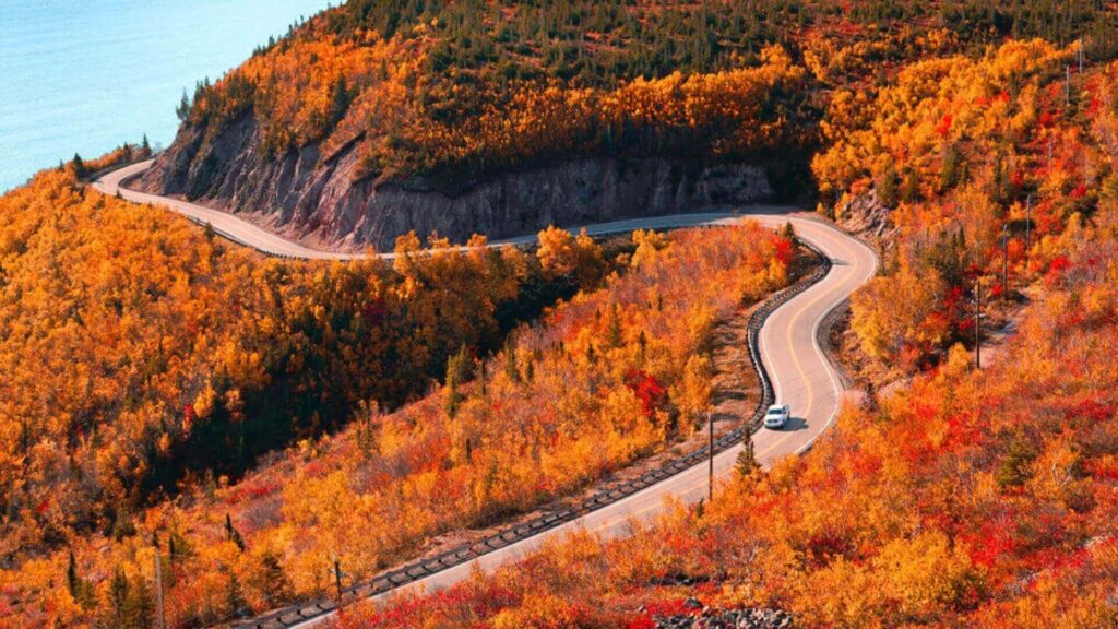 Cabot-Trail-In-Nova-Scotia-autumn