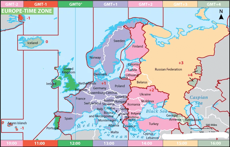 Time-Zone-Map