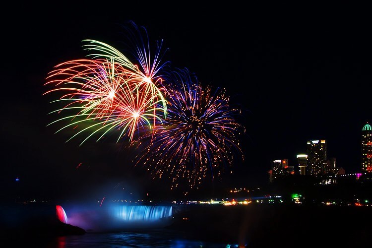 New Year’s Eve at Niagara Falls