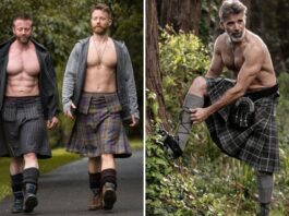 men in skirts scotland