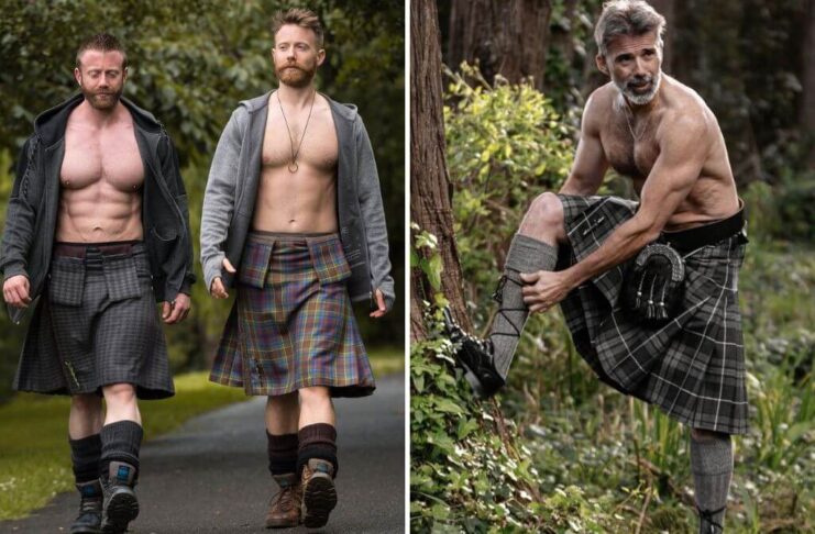 men in skirts scotland
